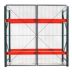 Wire Mesh Hinged-Door Kits for Pallet Rack Enclosures