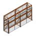 Wire Mesh Pallet Rack Enclosure Kits