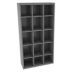 Adjustable-Height Compartmented Shelving