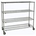 Mobile Wire Shelving for Dry Use