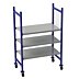 Flat Solid-Deck Bolted Mobile Flow Racks