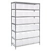 Wire Stationary Bin Shelving with Closed-Front Bins image