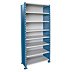 Heavy-Duty H-Post Closed Metal Shelving Starters & Add-Ons