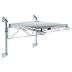 Adjustable-Height Steel Wire Wall-Mount Shelving