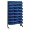 Metal Stationary Pick Racks with Open-Front Bins