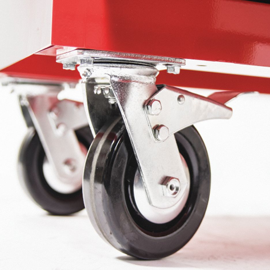 KENNEDY, (2) Fixed/(2) Swivel Casters, Swivel Wheel for Tool Box