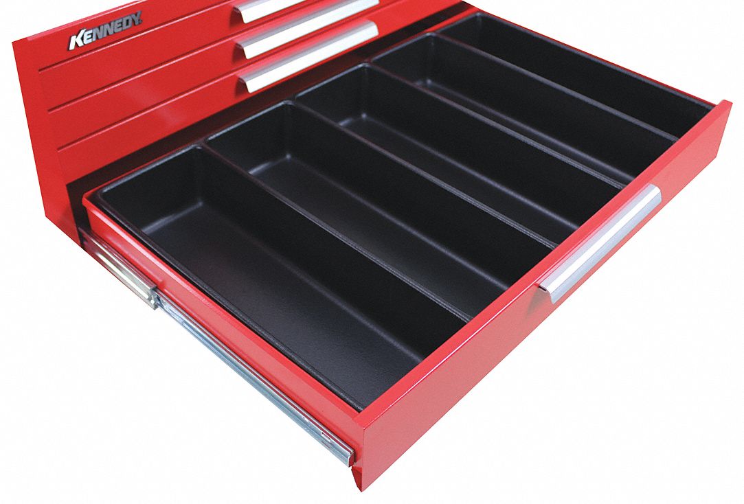 Divider, 34" Drawer, 5 Compartments, Insert 4", Drawer Divider