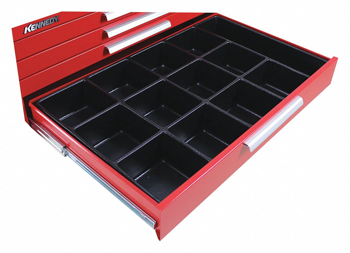 KENNEDY, Fits Kennedy Brand, Divider, 34" Drawer, 13 Compartments