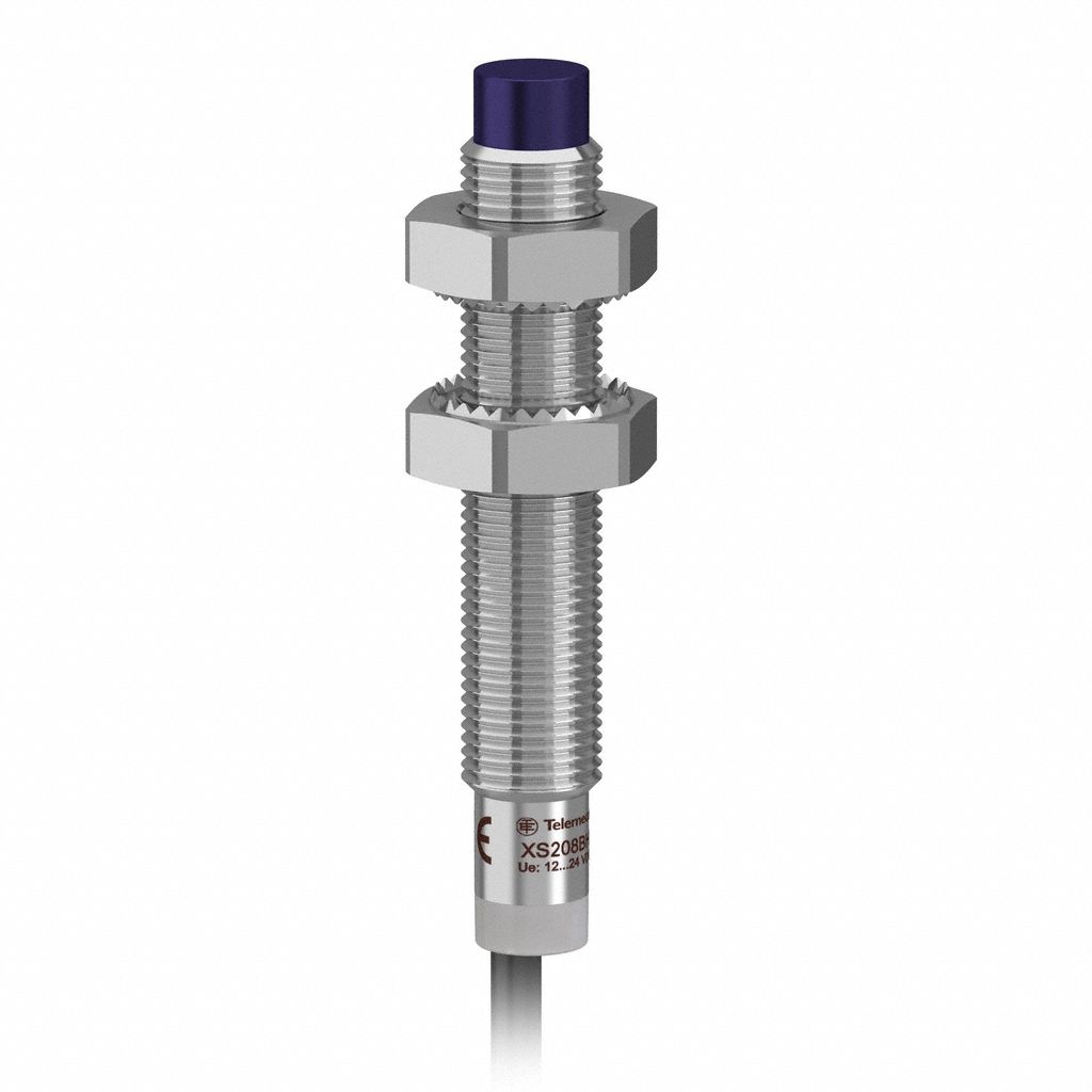 Inductive Cylindrical Proximity Sensor: Non-Terminated Cable, Unshielded, NPN