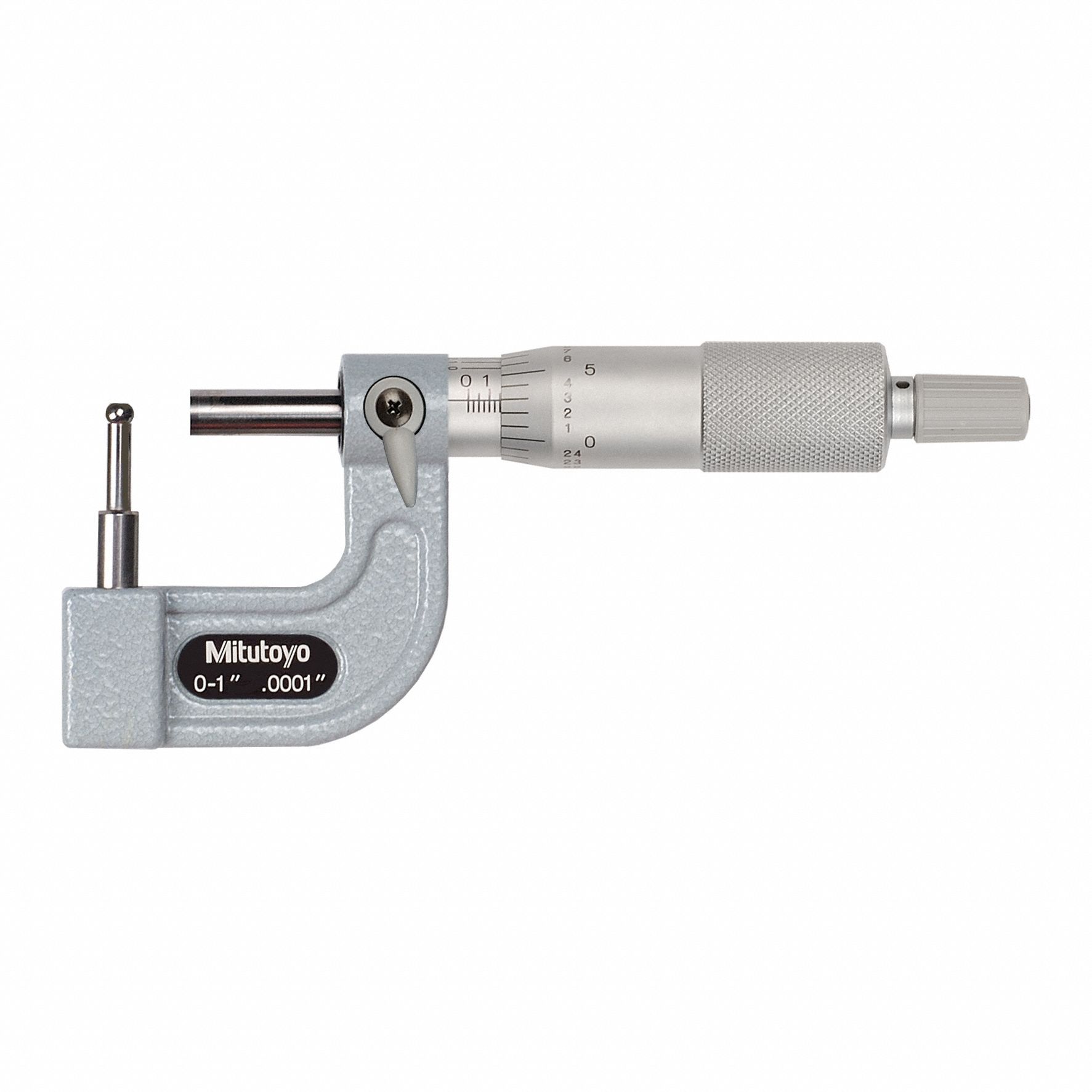 Calibrated Specialty Micrometer: 0 in to 1 in, Mechanical, +/-0.00015 in Accuracy, IP65