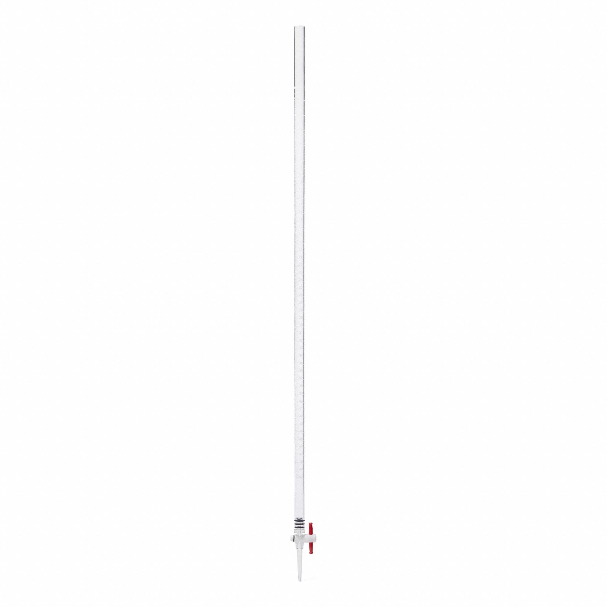 Acrylic Buret: Measuring Cylinder Set, Acrylic, Self-Lubricating PTFE Plug