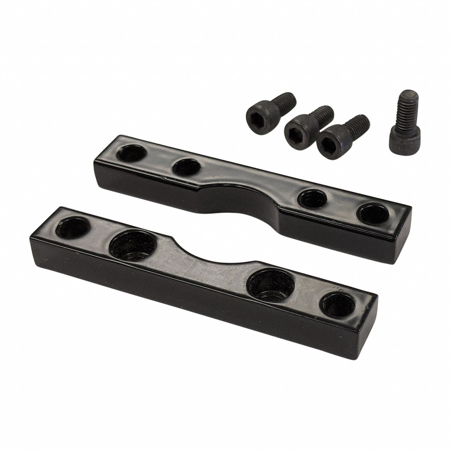 Attachable Mounting Kit: Attachable Mounting Kit, Flange, Fits 1 1/2 in Bore Dia, Steel, AN