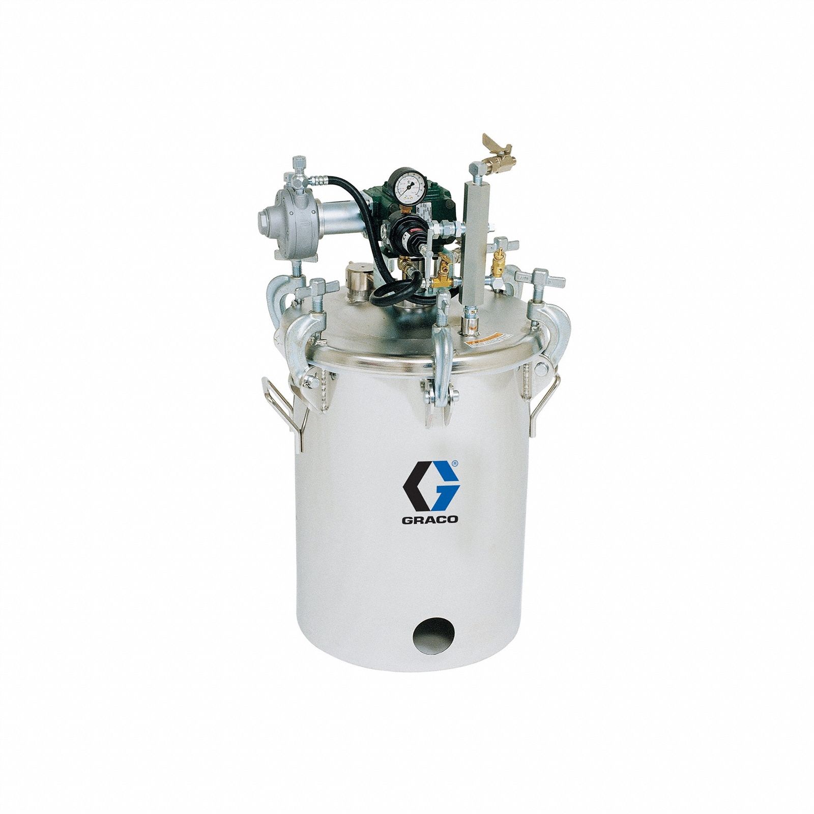 HIGH PRESSURE TANK AGITATOR: 5 gal Capacity, 100 psi Op Pressure - Max, 19 in Outside Dia