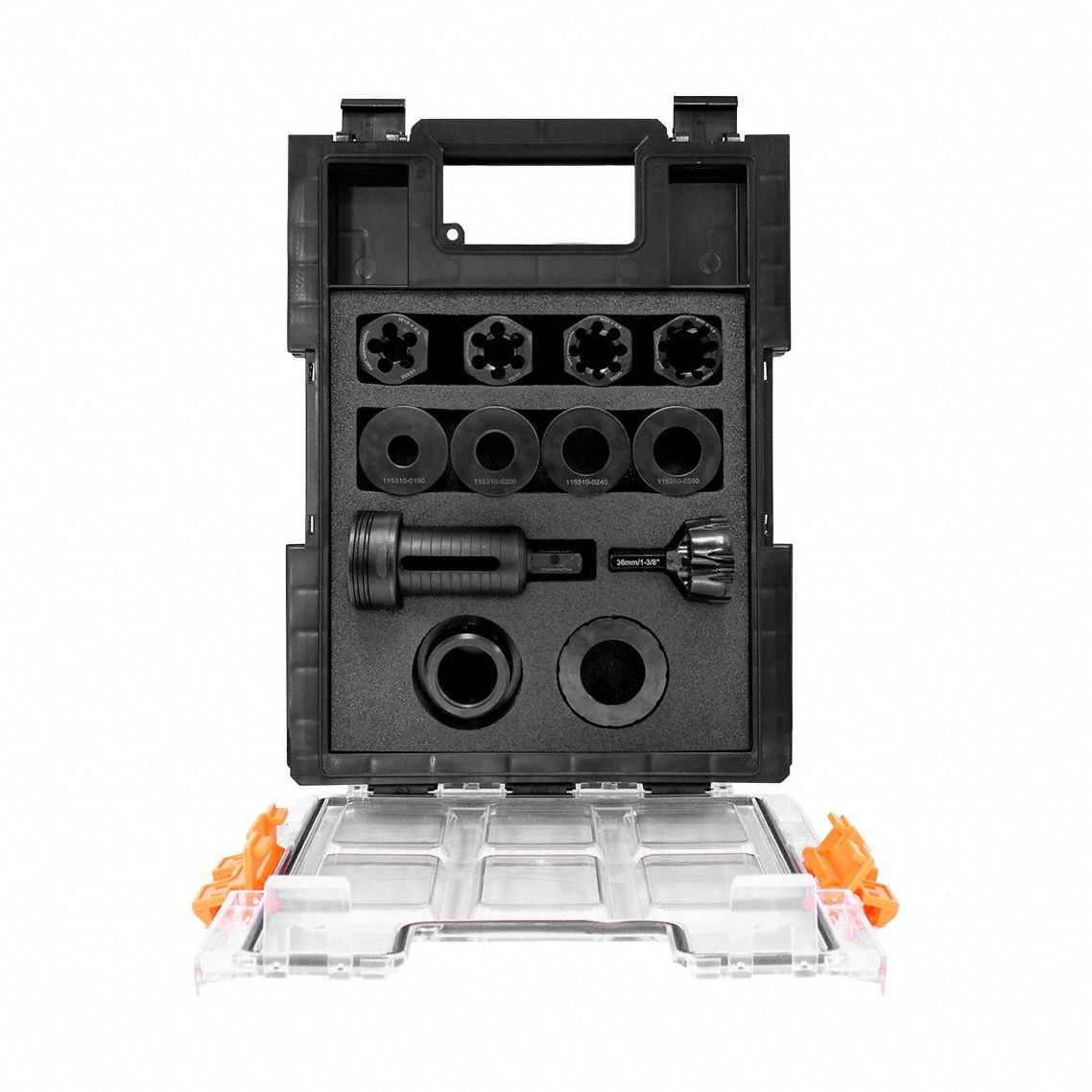 Die Set: 13 Pc, 5/8"-11 to 1"-8 Dies, UNC