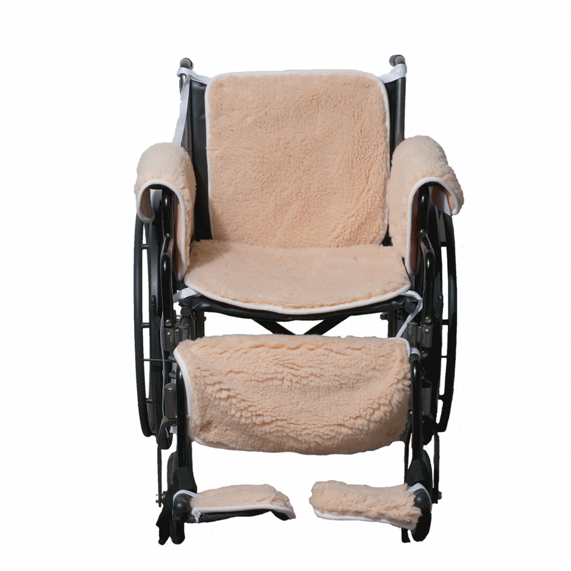 CREST HEALTHCARE SUPPLY Sheepskin Wheelchair Seat/Back Set Sheepskin
