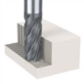 High-Performance Roughing/Finishing High-Speed Steel Square End Mills