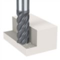 High-Performance Finishing High-Speed Steel Square End Mills