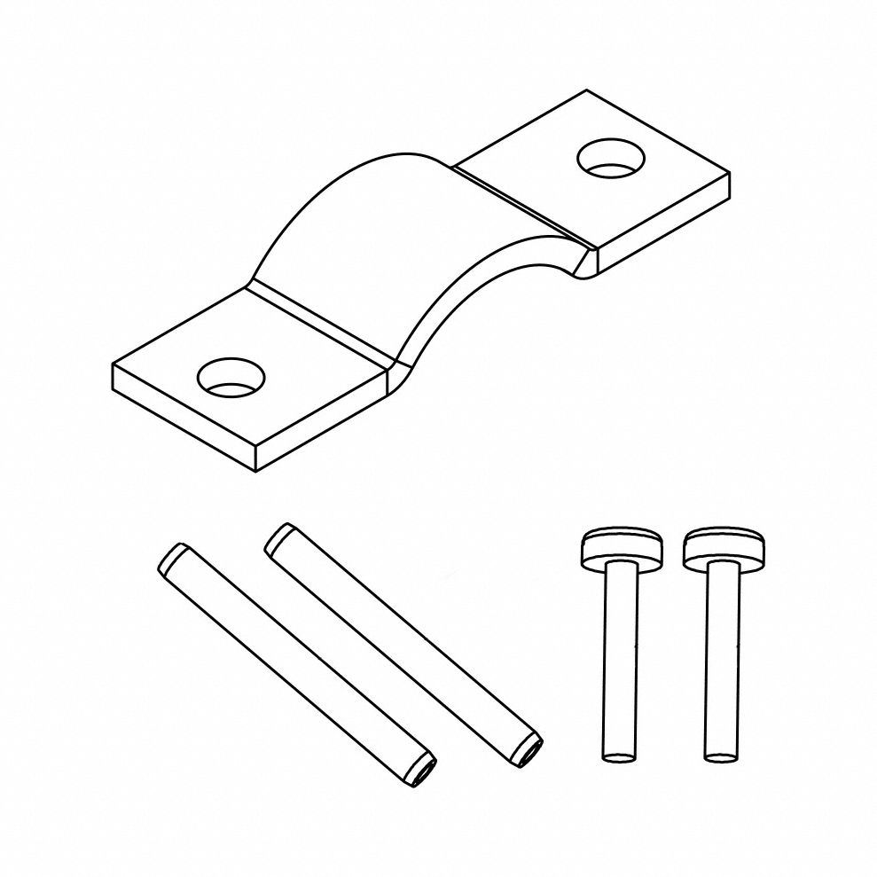 Cable Clamp: 115G2, For Powerpole Pak Series, Steel