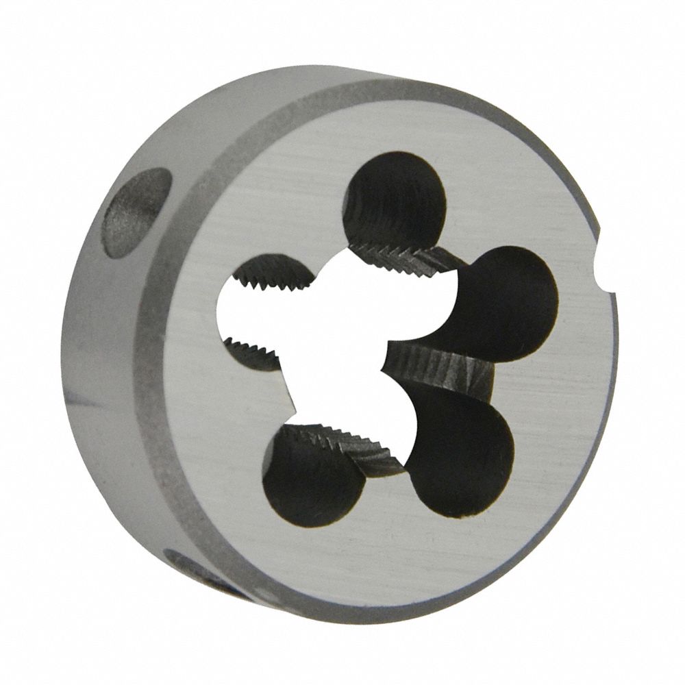 13/16 OD HSS 8-36 UNF Bright Greenfield Threading 400062 Round Adjustable Die Right Cut Uncoated Coating