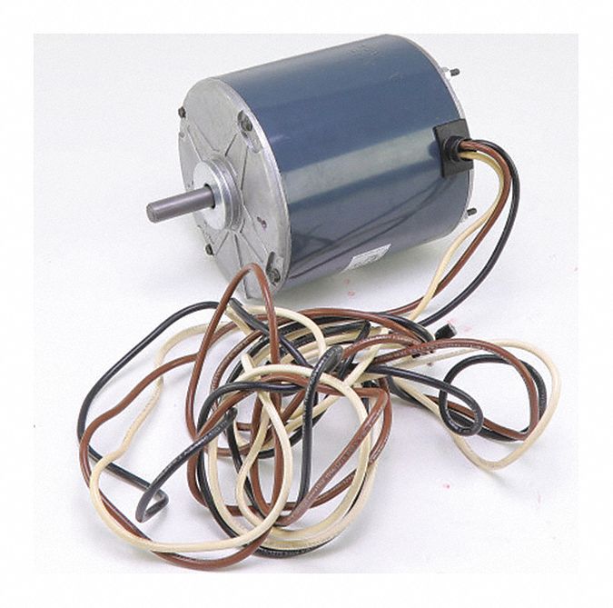 Motor, 460V, 1-Phase, 1/4 HP, 1100-900 rpm: Fits Carrier Brand