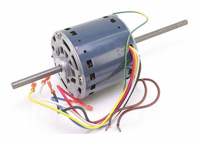 Motor, 1/2 HP, Double Shaft, 115V, 1075 rpm, 4 SPD: For 394AAD060150-A, Fits Carrier Brand