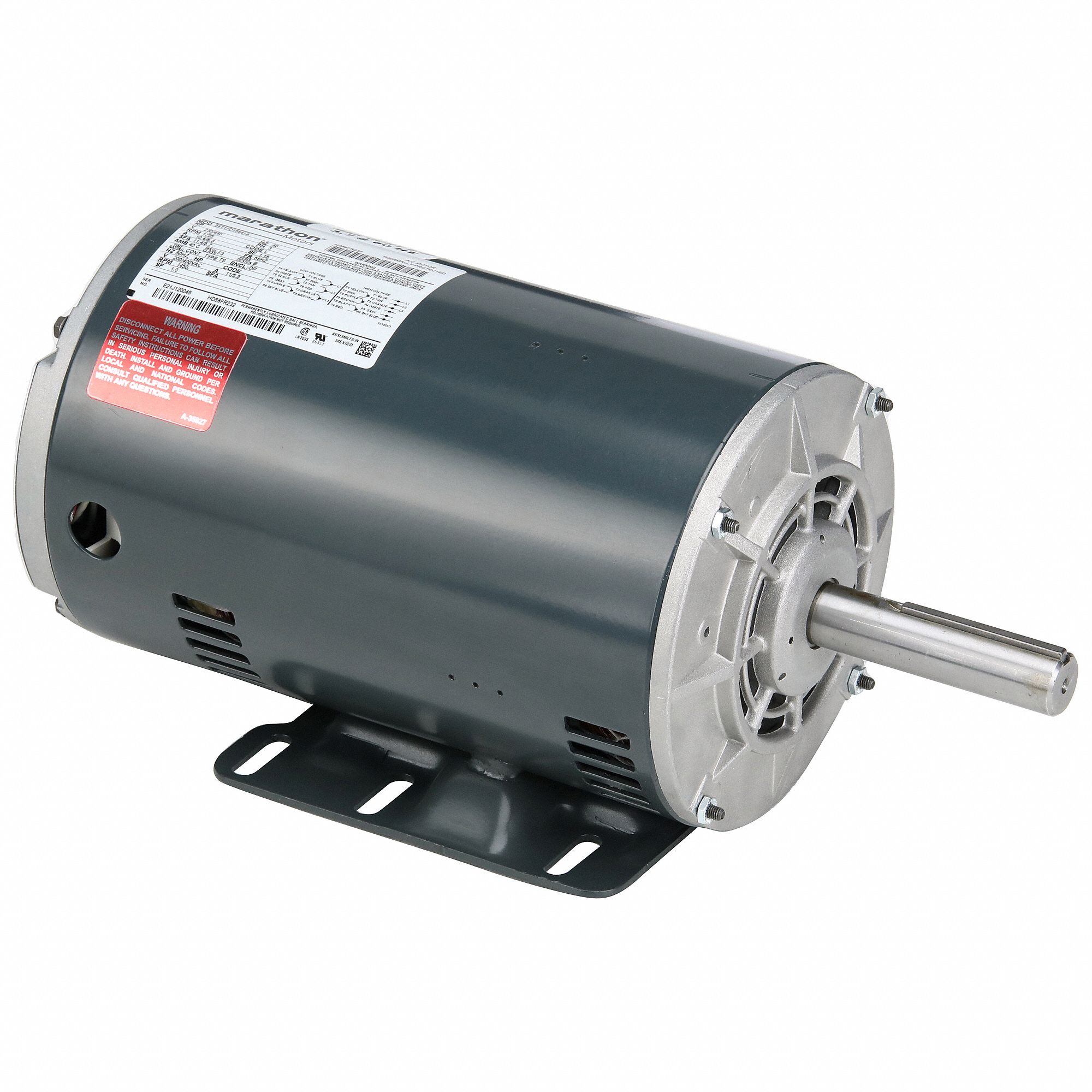 Greeloy GM1600 2 HP Air Compressor Motor (230V, 3-Phase)