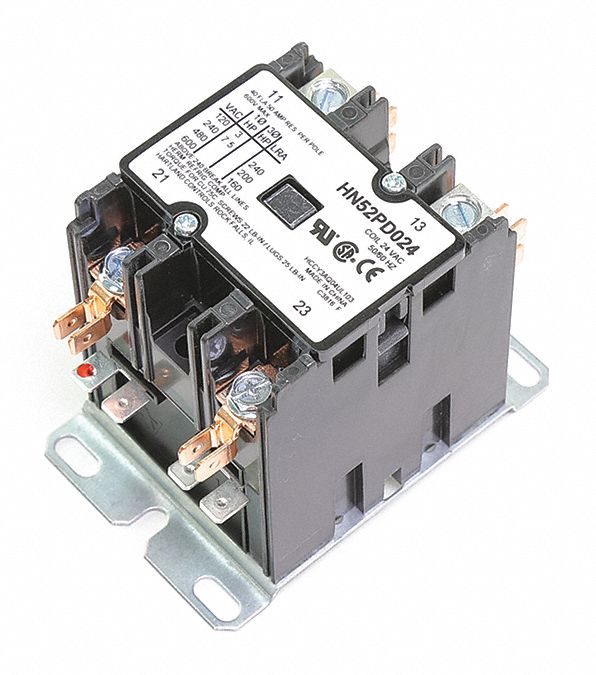 Contactor, 3 Pole, 24V, 40A: For 213RNA060000BAAA, Fits Carrier Brand