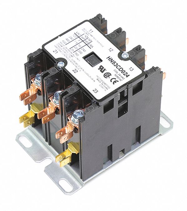 Contactor 24V, 40A, 3 Pole: For 38AE-012-500, Fits Carrier Brand