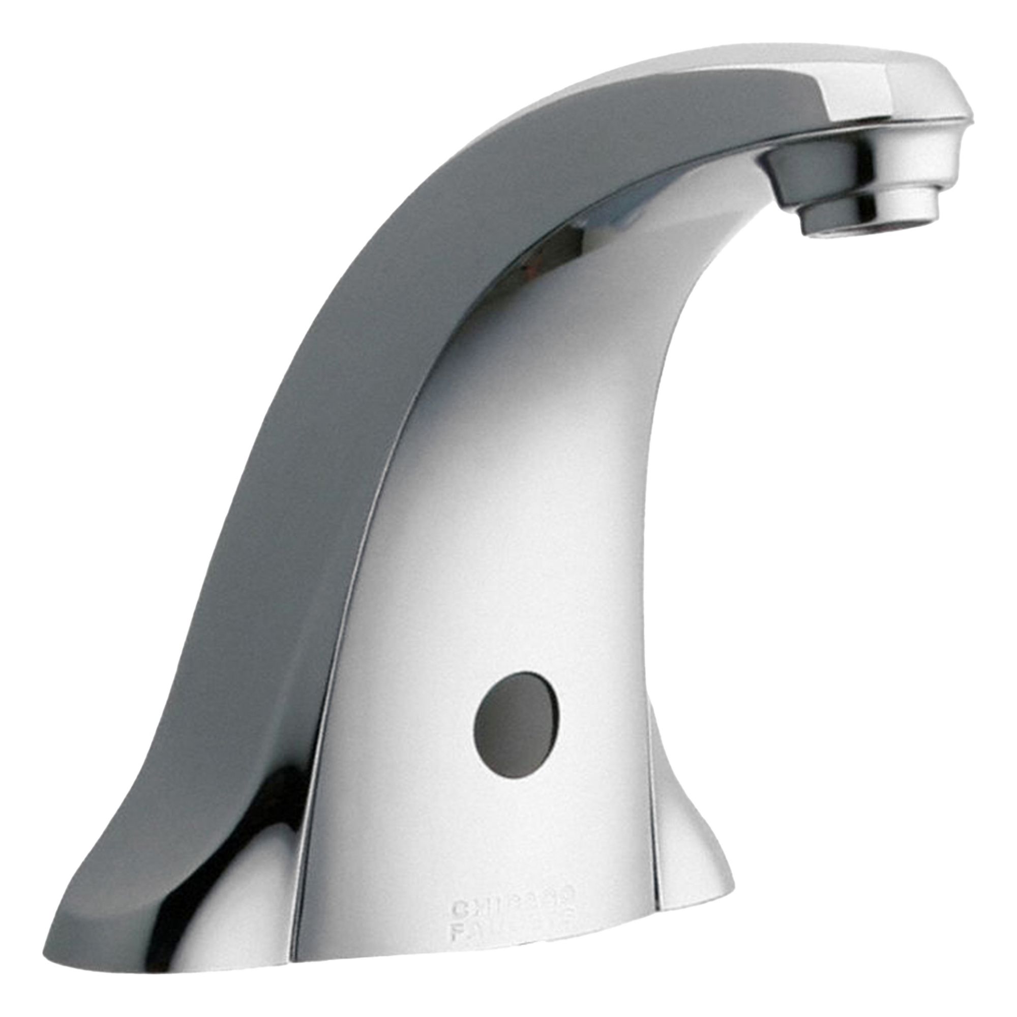 Sensor Faucet: E-Tronic 40, Cast Metal, Polished Chrome Finish, Centerset, Hardwired