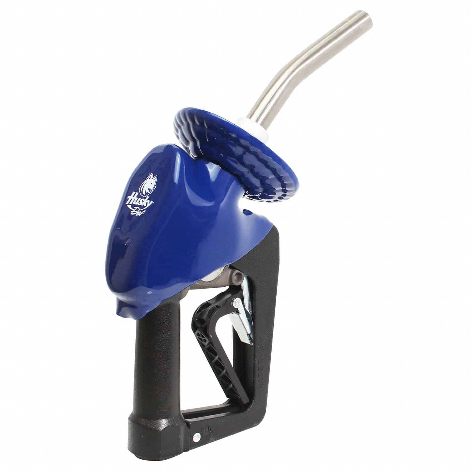 FuelNozzle Blue 7inStainlessSteelSpout