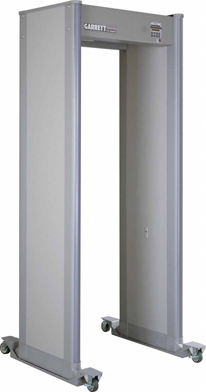 Walk-Through Metal Detector: 33 Zones, 87 in x 35 in x 23 in