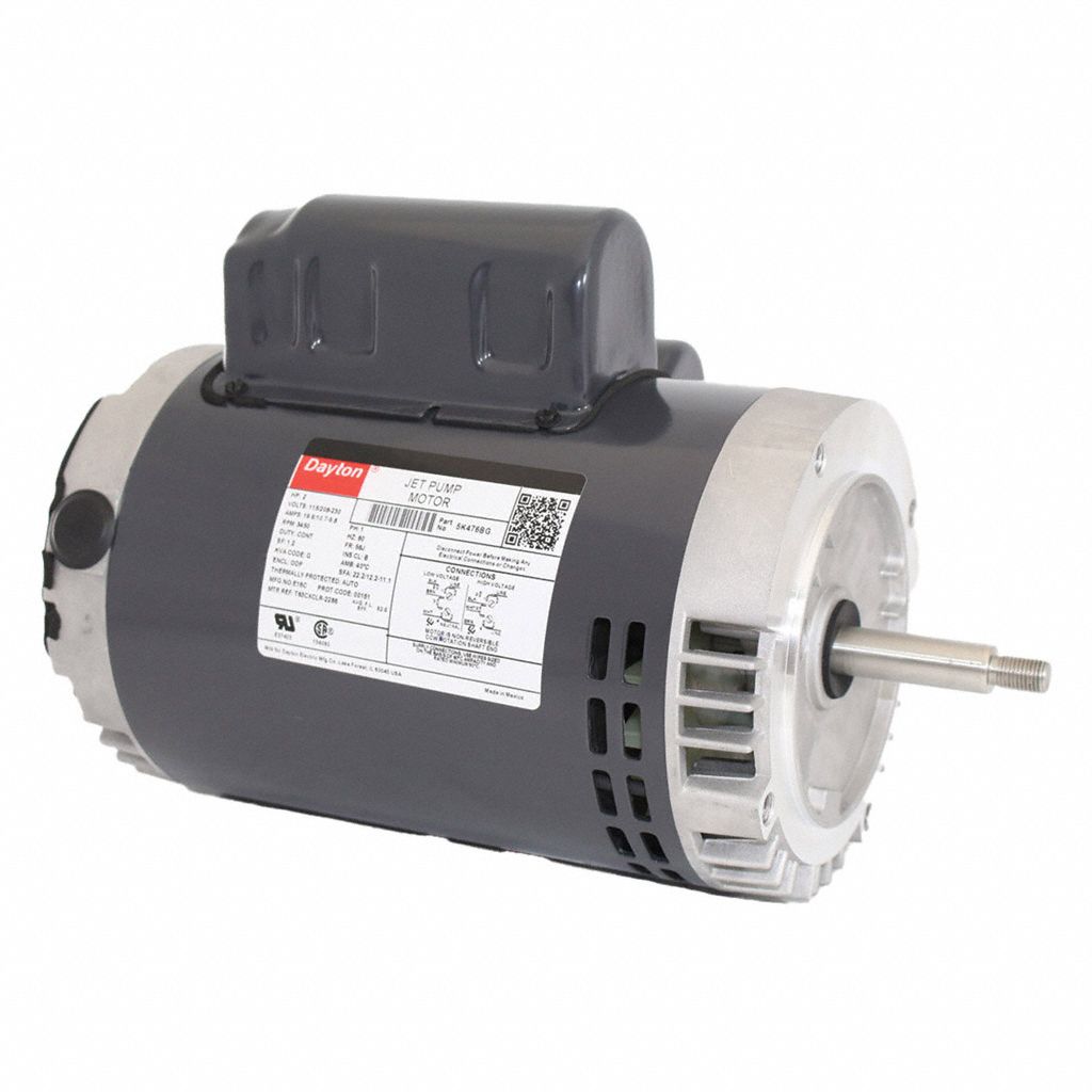 1 HP Air Compressor Electric Motor 56 Frame 3485 RPM Single Phase