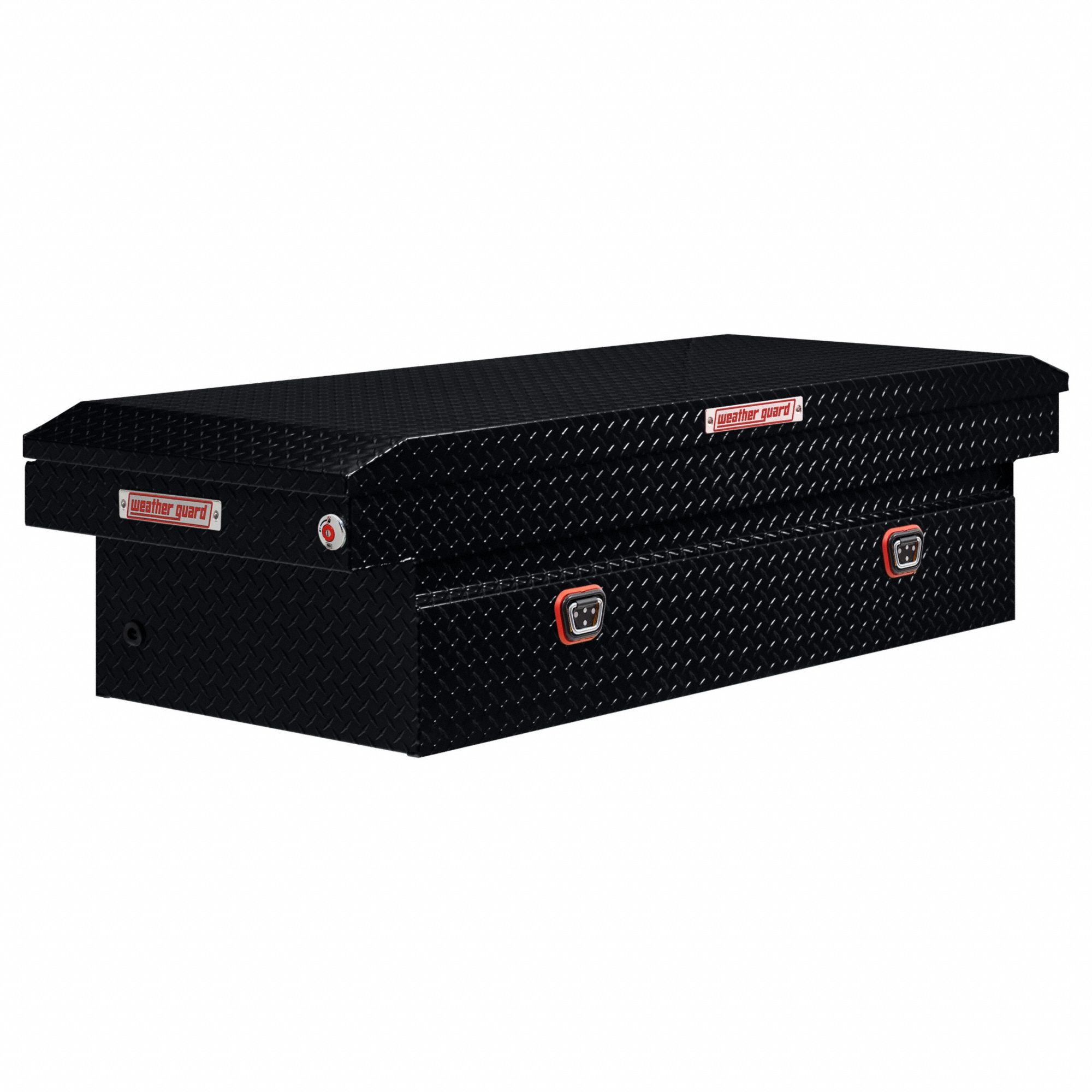 Crossover Truck Box: Crossover Truck Box, Single Lid Lid, 72 in Overall Wd, Aluminum