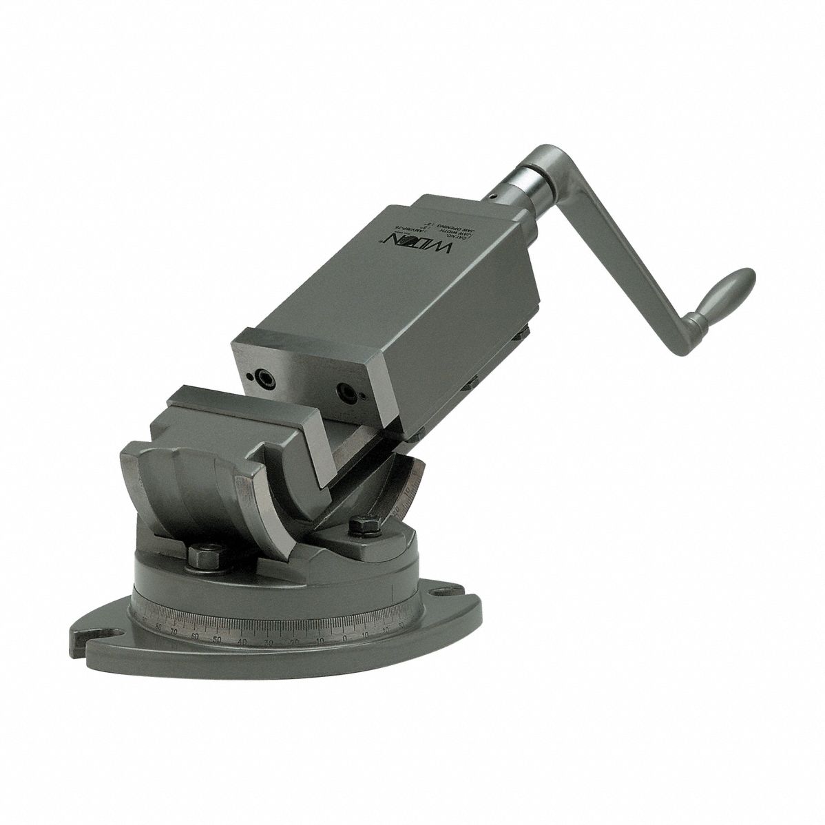 Machine Vise: 2 in Jaw Face Wd, 2 in Max Jaw Opening, 1 in Throat Dp, Smooth Face