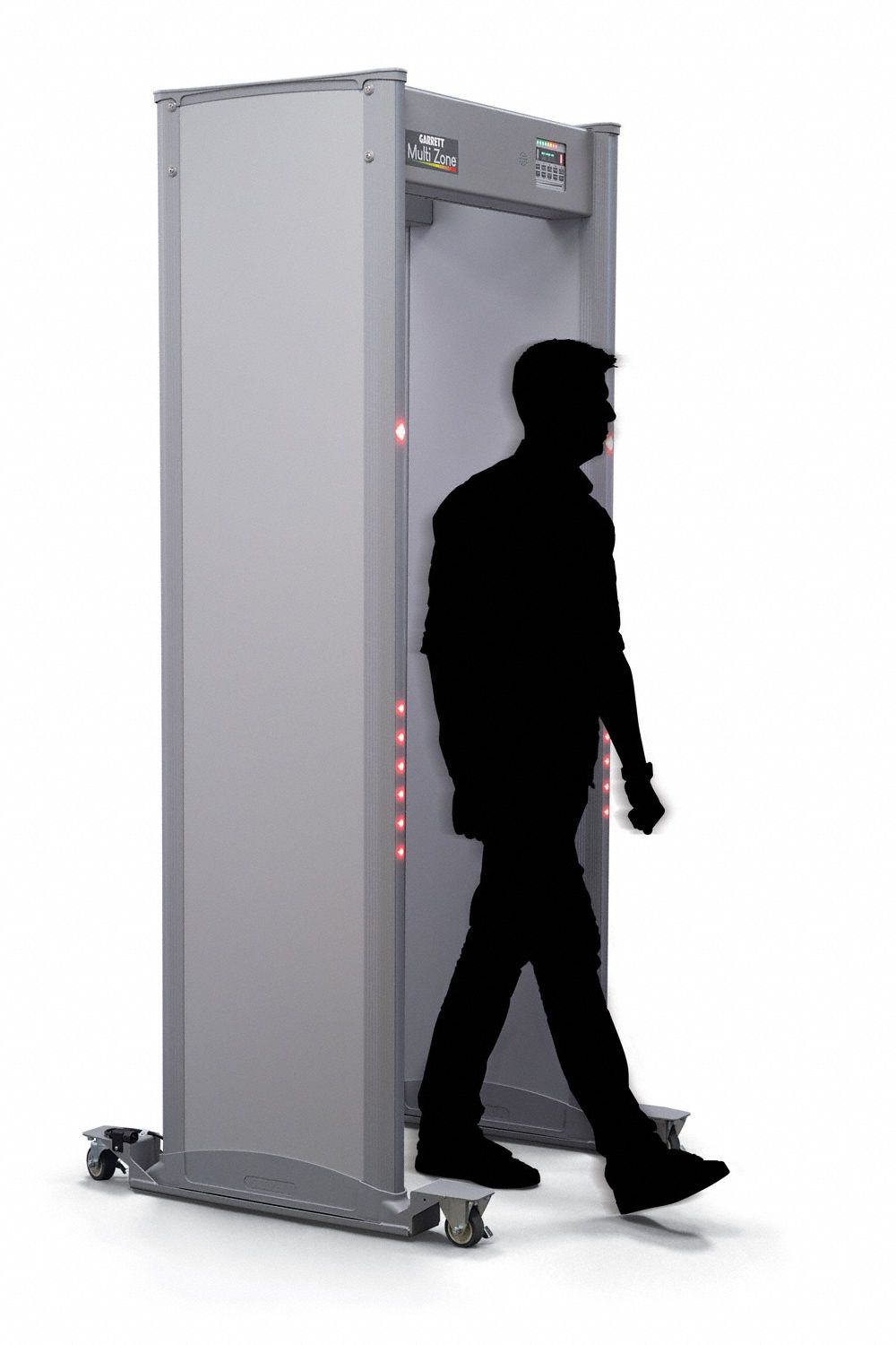 Walk-Through Metal Detector: 20 Zones, 87 in x 35 in x 23 in