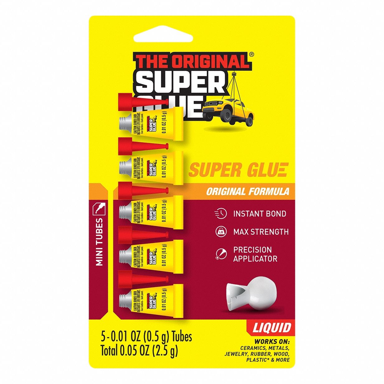 Instant Adhesive 0.05 fl oz Clear PK5