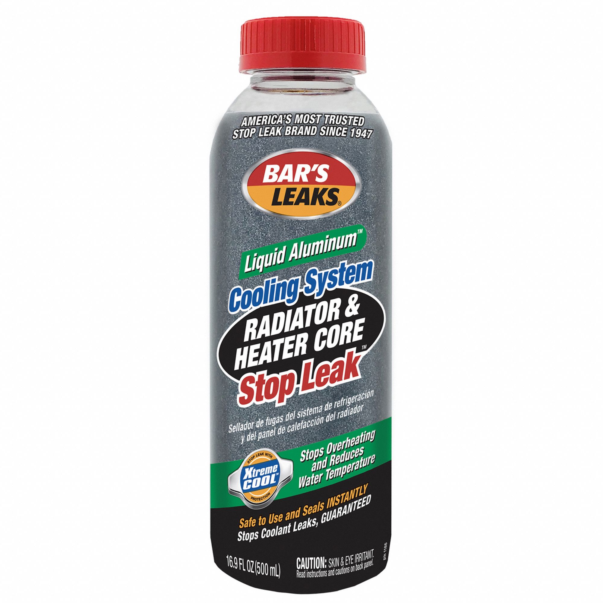 Leak Stopper: Leak Stopper, Anti-Freeze/Coolant, 16.9 oz Container Size, Silver, Bottle