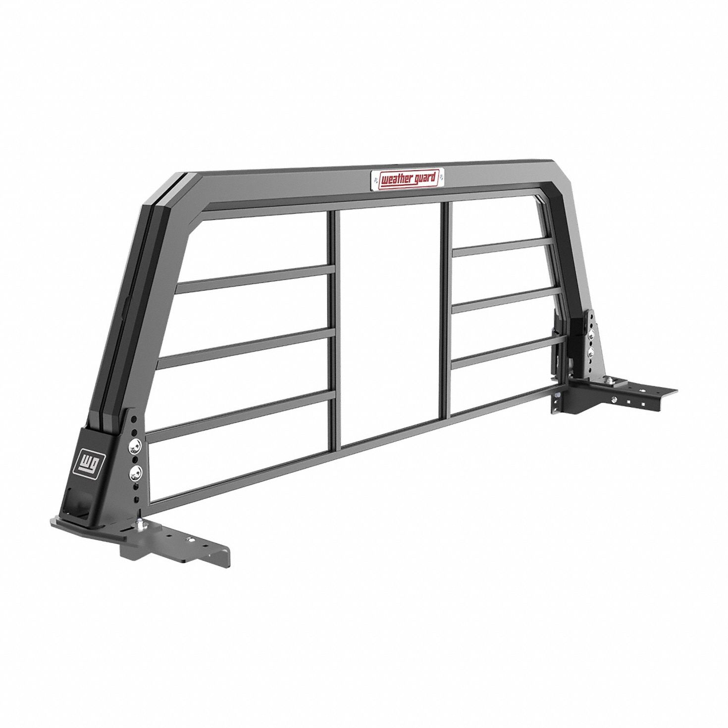 WEATHER GUARD, 3 3/5 in Overall Wd, 25 1/2 in Overall Ht, Headache Rack ...
