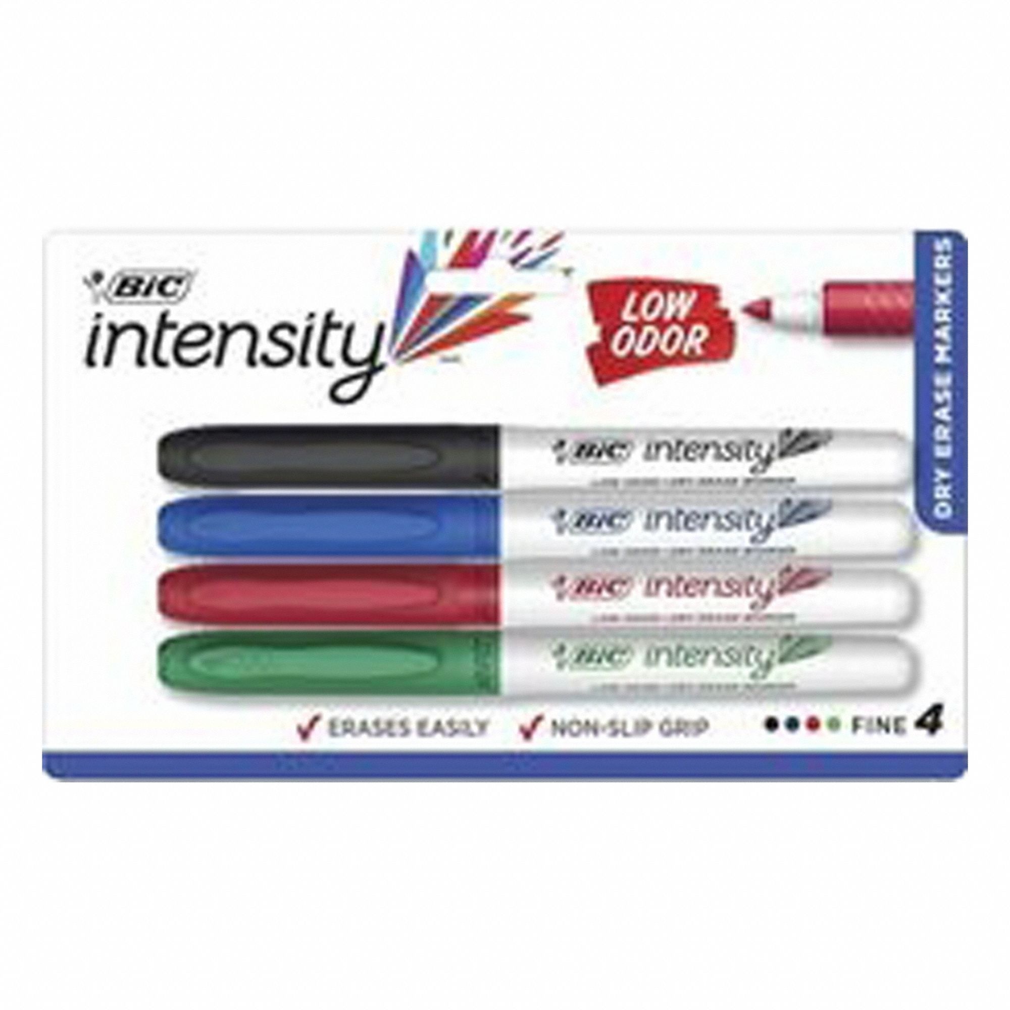 Dry Erase Marker Fine Assorted PK4