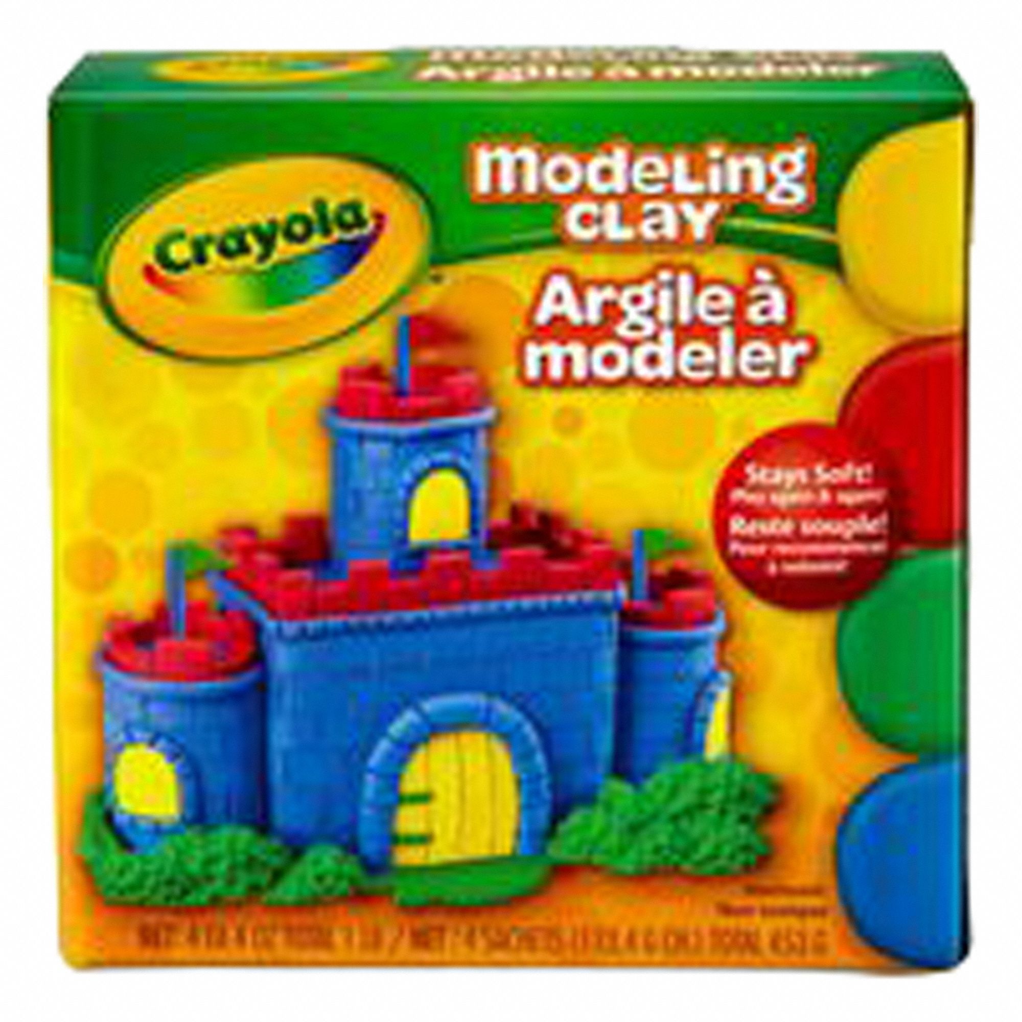 Modeling Clay: Blue/Green/Red/Yellow, 2 PK