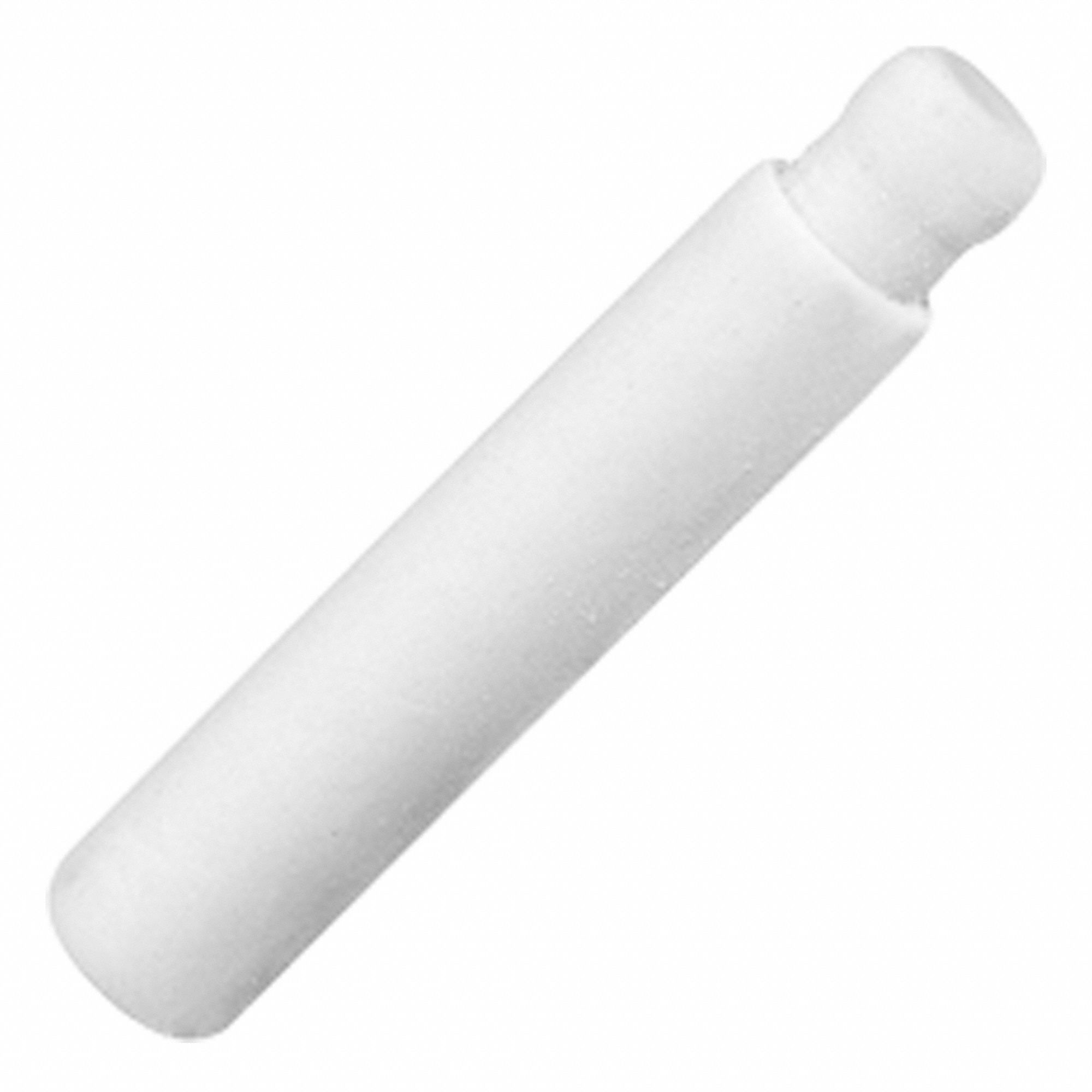 Eraser Refill: Polyvinyl Chloride, White, Graphite Pencil, 3 PK