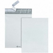 Shipping Envelope White Plastic PK100