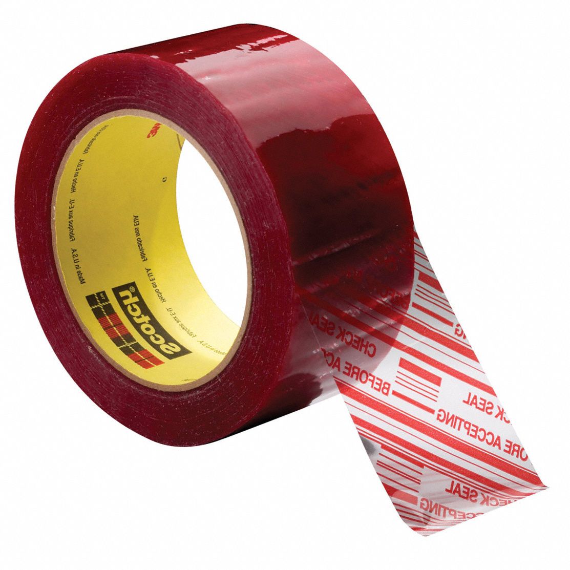 3M Security Tape Tamper Evident 2" x 1000 yds. Box Sealing Scotch 3779 