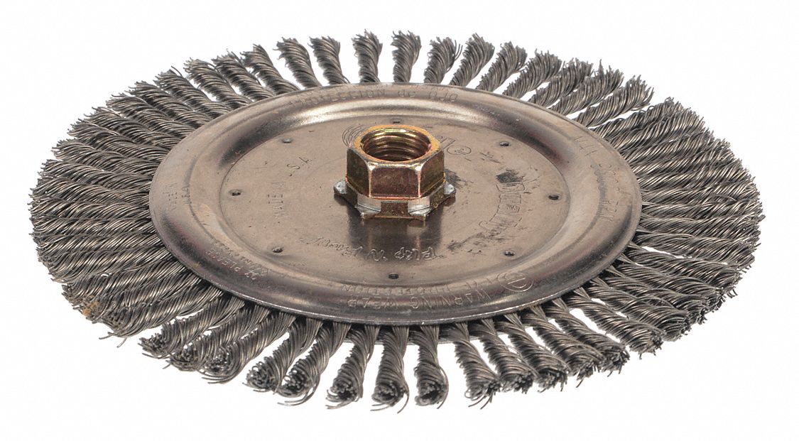Root Pass Brush Threaded Arbor 6-7/8 In.