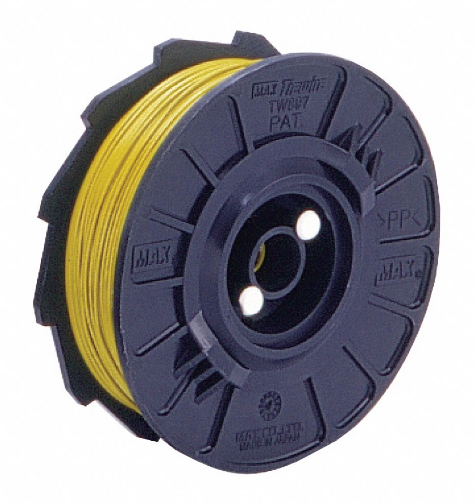 Rebar Tie Wire: 21 ga, 312 ft Coil Lg, Steel, 3 Wraps Per Tie, Globally Sourced, 50 PK