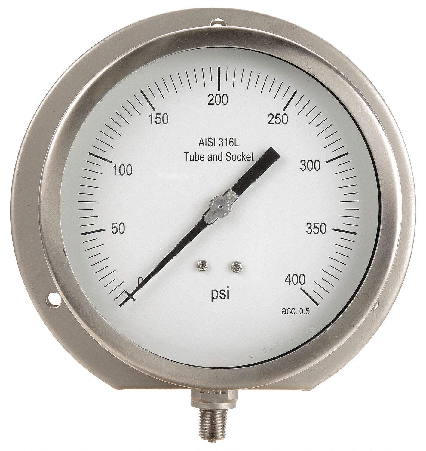 GRAINGER APPROVED PanelMount Pressure Gauge 11A56011A560 Grainger