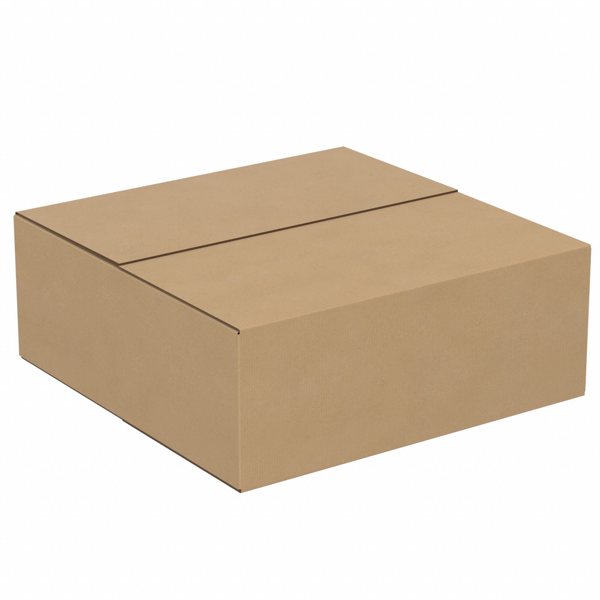 Shipping Box: 22 in Inside Lg, 22 in Inside Wd, 8 in Inside Ht, 32 ECT - Flat, Single Wall