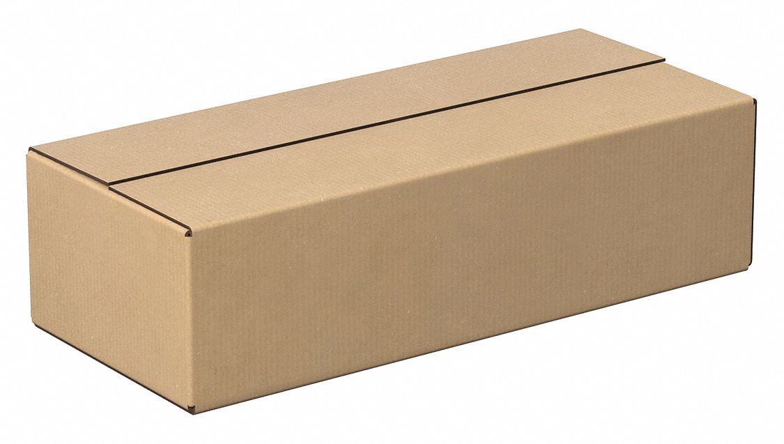 Shipping Box: 24 in Inside Lg, 10 in Inside Wd, 6 in Inside Ht, 32 ECT - Long, Single Wall