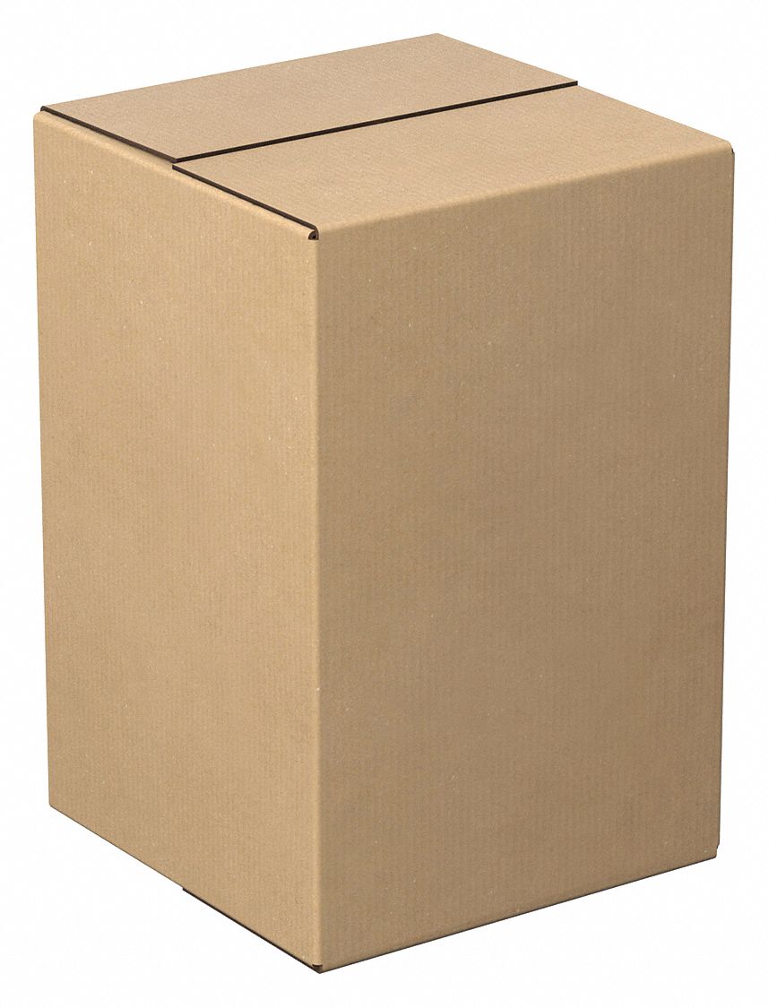 Shipping Box: 12 in Inside Lg, 12 in Inside Wd, 18 in Inside Ht, 32 ECT, Single Wall