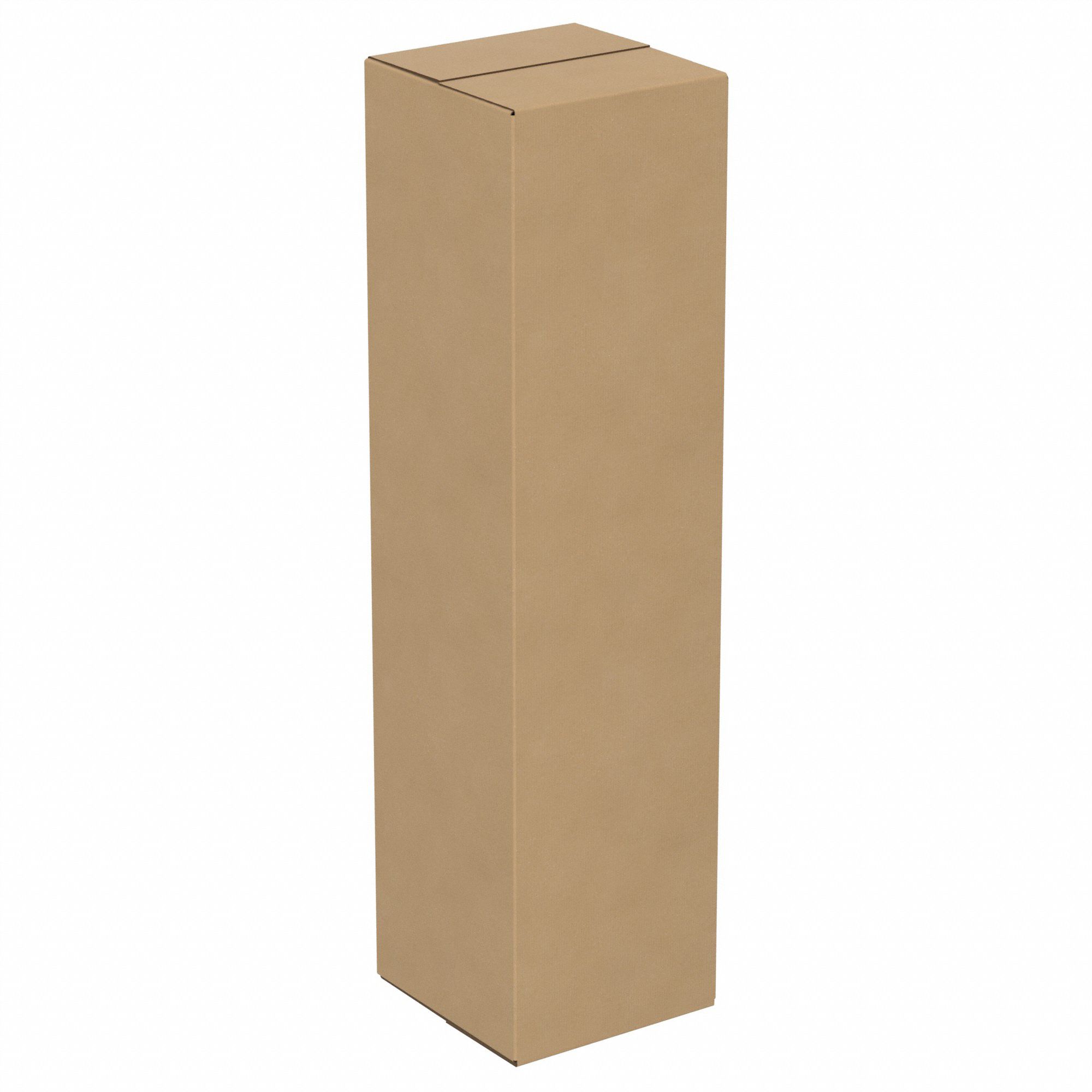 Shipping Box: 12 in Inside Lg, 12 in Inside Wd, 48 in Inside Ht, 32 ECT - Tall, Single Wall